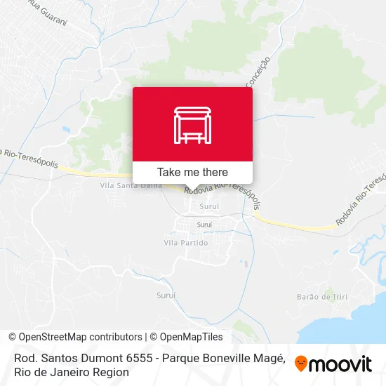 Rod. Santos Dumont 6555 - Parque Boneville Magé map