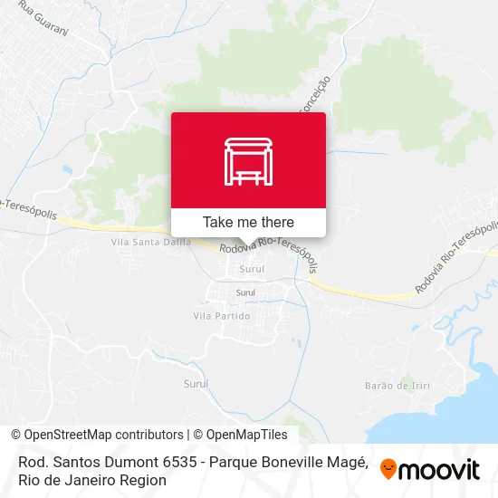 Rod. Santos Dumont 6535 - Parque Boneville Magé map