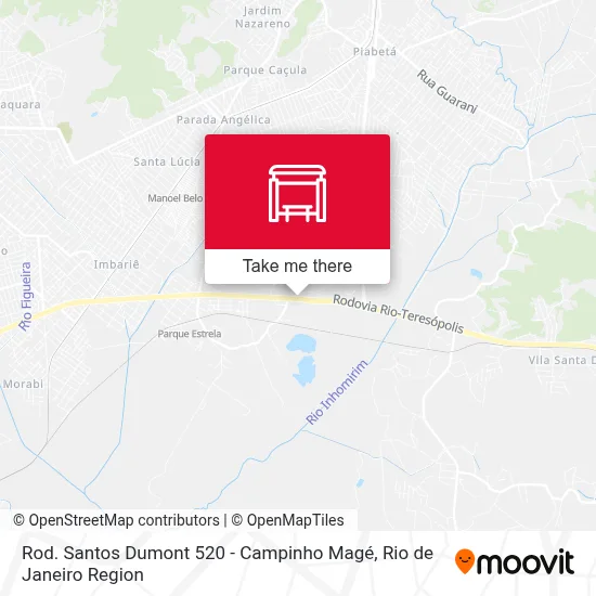 Rod. Santos Dumont 520 - Campinho Magé map