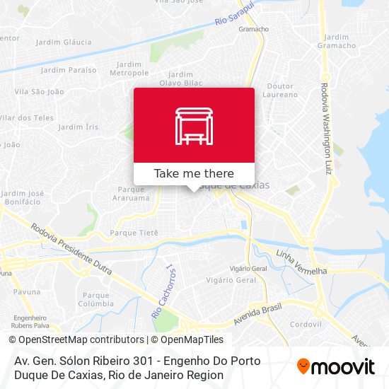 Av. Gen. Sólon Ribeiro 301 - Engenho Do Porto Duque De Caxias map
