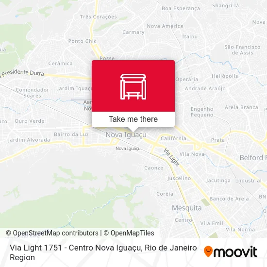 Via Light 1751 - Centro Nova Iguaçu map