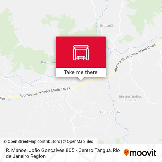 R. Manoel João Gonçalves 805 - Centro Tanguá map