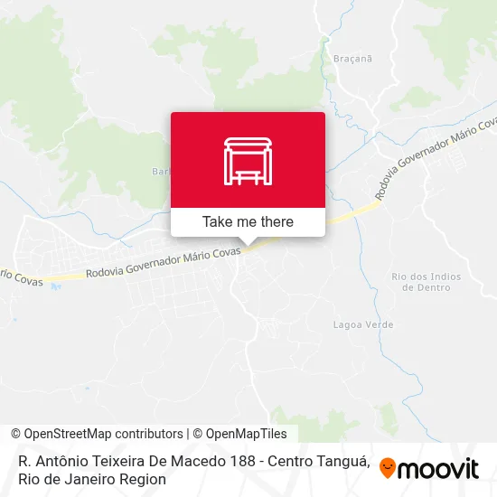 R. Antônio Teixeira De Macedo 188 - Centro Tanguá map