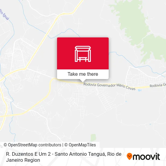 R. Duzentos E Um 2 - Santo Antonio Tanguá map