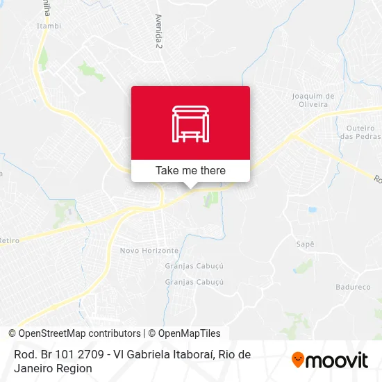 Rod. Br 101 2709 - Vl Gabriela Itaboraí map