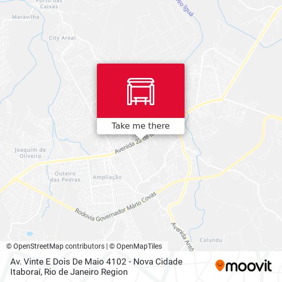 Av. Vinte E Dois De Maio 4102 - Nova Cidade Itaboraí map