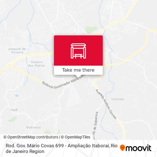 Rod. Gov. Mário Covas 699 - Ampliação Itaboraí map