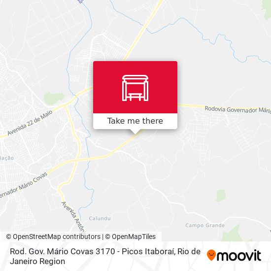 Rod. Gov. Mário Covas 3170 - Picos Itaboraí map