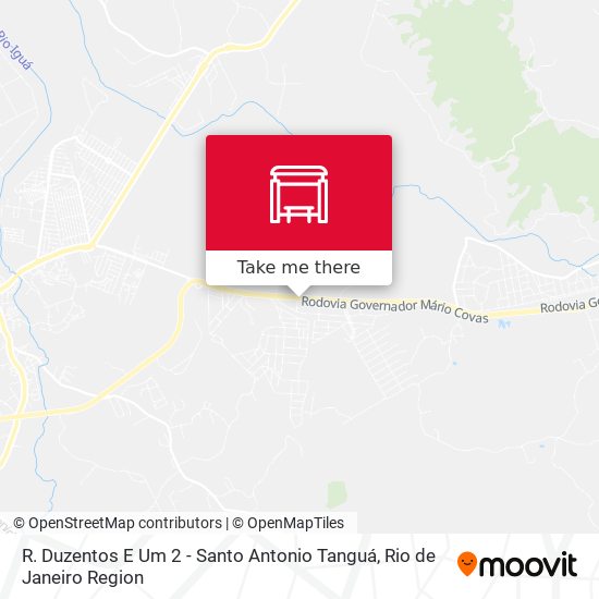 R. Duzentos E Um 2 - Santo Antonio Tanguá map