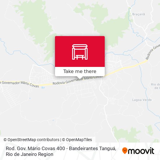 Rod. Gov. Mário Covas 400 - Bandeirantes Tanguá map