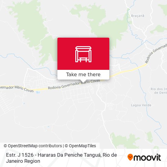 Estr. J 1526 - Hararas Da Peniche Tanguá map