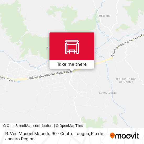 R. Ver. Manoel Macedo 90 - Centro Tanguá map