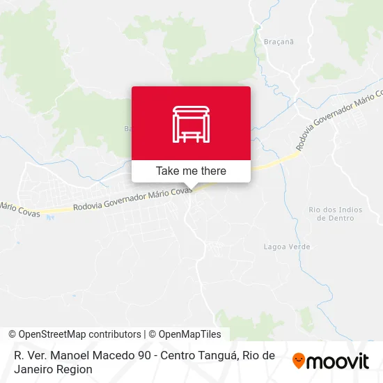 R. Ver. Manoel Macedo 90 - Centro Tanguá map