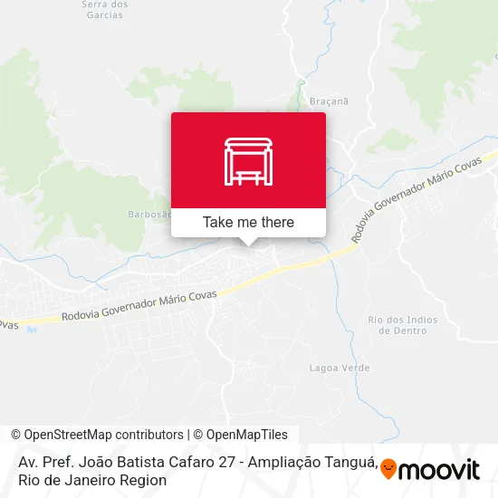 Av. Pref. João Batista Cafaro 27 - Ampliação Tanguá map