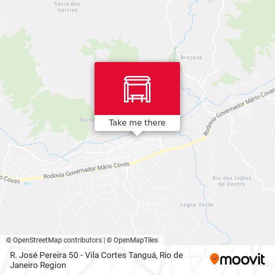 Mapa R. José Pereira 50 - Vila Cortes Tanguá