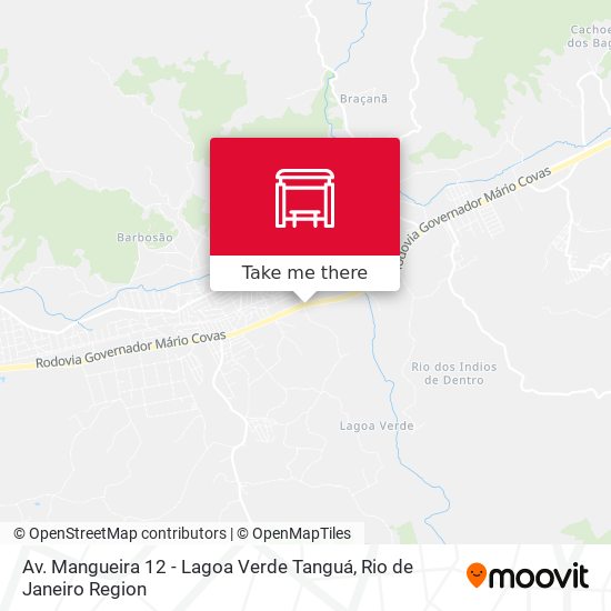 Mapa Av. Mangueira 12 - Lagoa Verde Tanguá