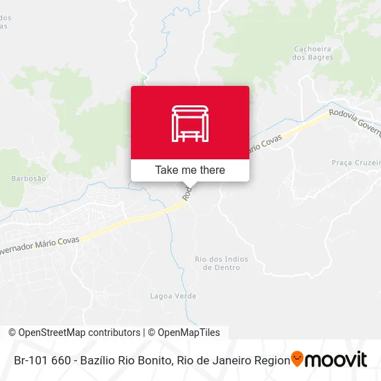 Br-101 660 - Bazílio Rio Bonito map
