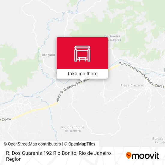 R. Dos Guaranis 192 Rio Bonito map