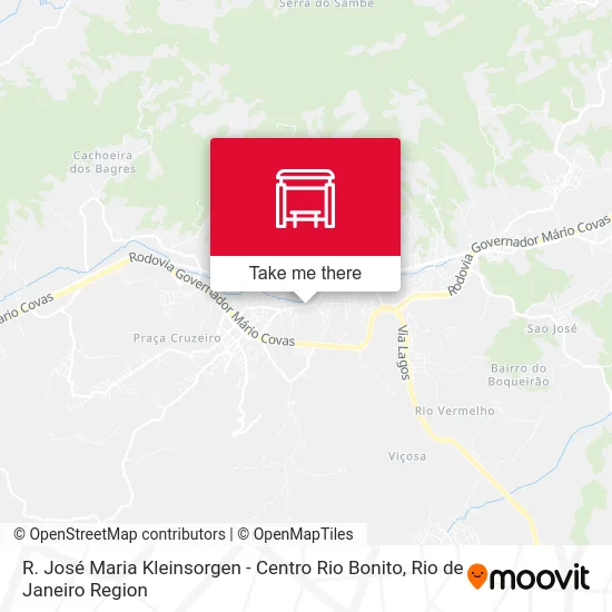 R. José Maria Kleinsorgen - Centro Rio Bonito map