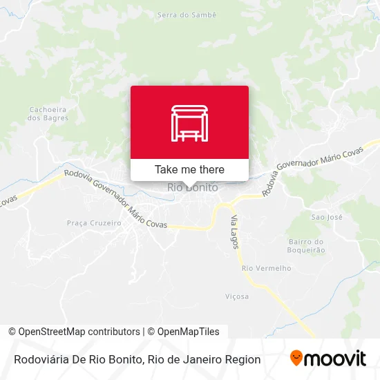 Rodoviária De Rio Bonito map