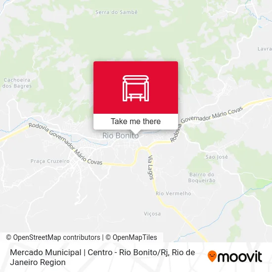 Mercado Municipal | Centro - Rio Bonito / Rj map