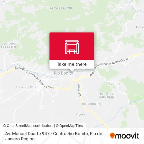 Mapa Av. Manoel Duarte 947 - Centro Rio Bonito