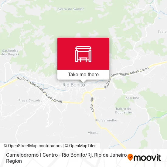 Camelodromo | Centro - Rio Bonito / Rj map
