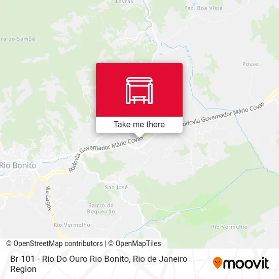 Br-101 - Rio Do Ouro Rio Bonito map