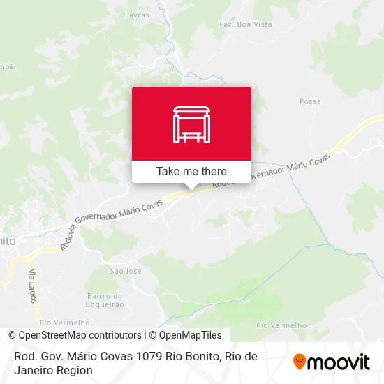 Rod. Gov. Mário Covas 1079 Rio Bonito map