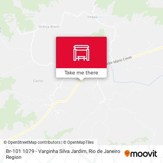 Br-101 1079 - Varginha Silva Jardim map