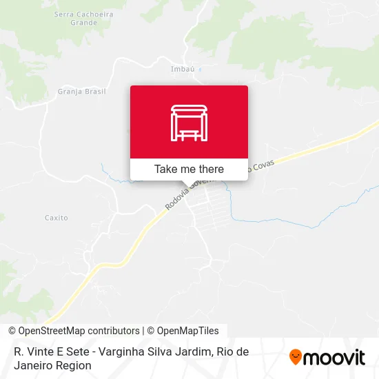 R. Vinte E Sete - Varginha Silva Jardim map