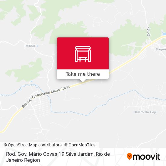 Rod. Gov. Mário Covas 19 Silva Jardim map