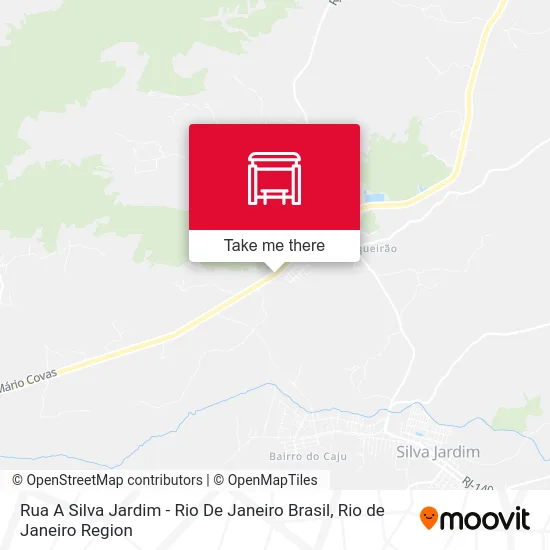 Rua A Silva Jardim - Rio De Janeiro Brasil map