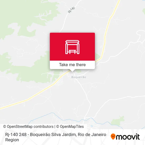 Rj-140 248 - Boqueirão Silva Jardim map