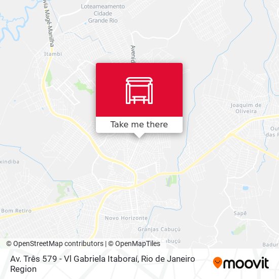Av. Três 579 - Vl Gabriela Itaboraí map