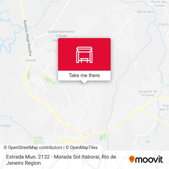 Estrada Mun. 2132 - Morada Sol Itaboraí map
