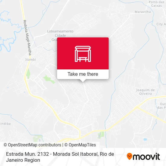 Estrada Mun. 2132 - Morada Sol Itaboraí map