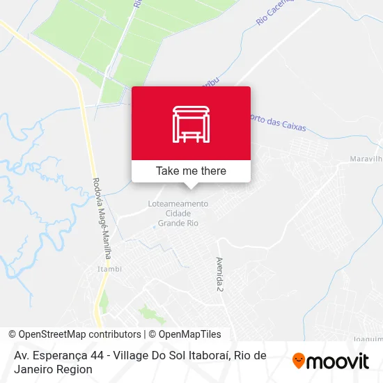 Av. Esperança 44 - Village Do Sol Itaboraí map