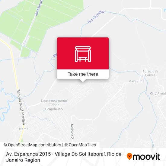 Av. Esperança 2015 - Village Do Sol Itaboraí map