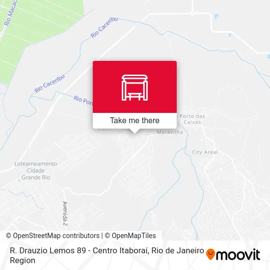 R. Drauzio Lemos 89 - Centro Itaboraí map