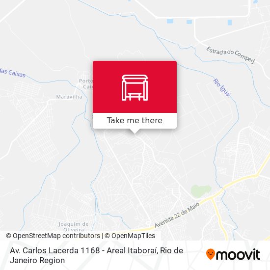 Av. Carlos Lacerda 1168 - Areal Itaboraí map