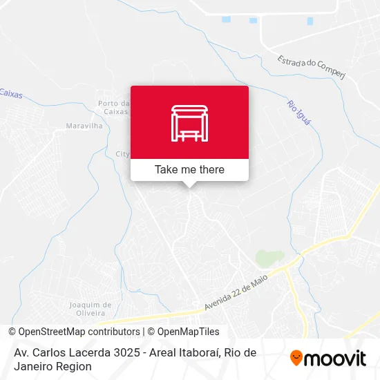 Av. Carlos Lacerda 3025 - Areal Itaboraí map