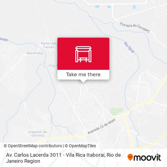 Mapa Av. Carlos Lacerda 3011 - Vila Rica Itaboraí