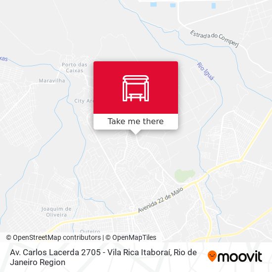 Av. Carlos Lacerda 2705 - Vila Rica Itaboraí map