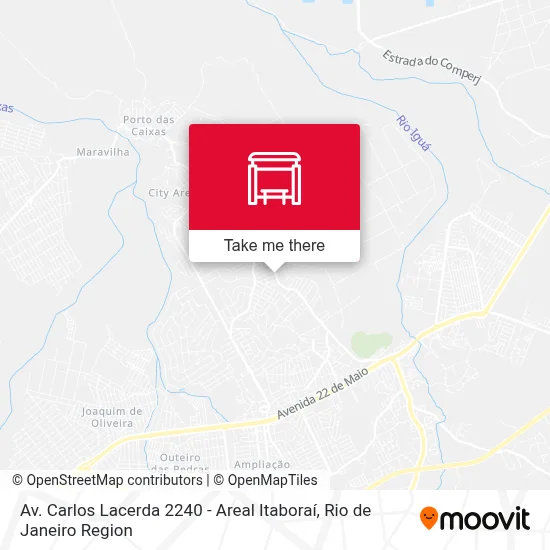 Av. Carlos Lacerda 2240 - Areal Itaboraí map