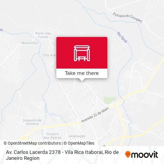 Mapa Av. Carlos Lacerda 2378 - Vila Rica Itaboraí