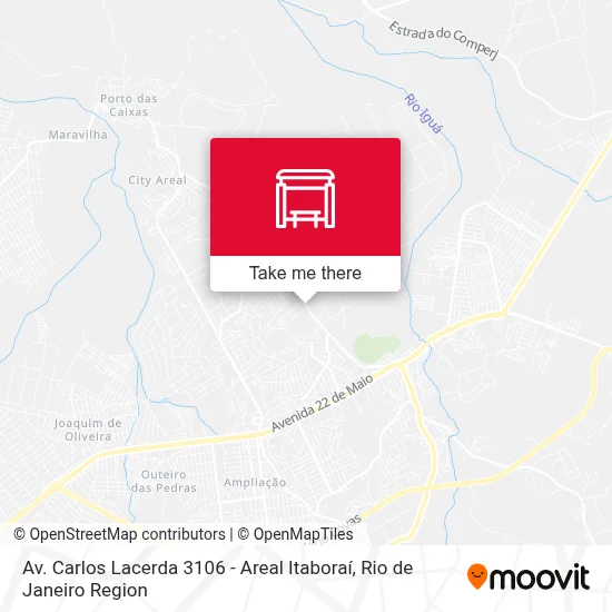Av. Carlos Lacerda 3106 - Areal Itaboraí map