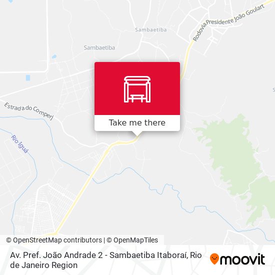 Av. Pref. João Andrade 2 - Sambaetiba Itaboraí map
