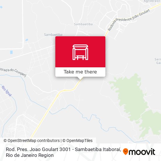 Rod. Pres. Joao Goulart 3001 - Sambaetiba Itaboraí map