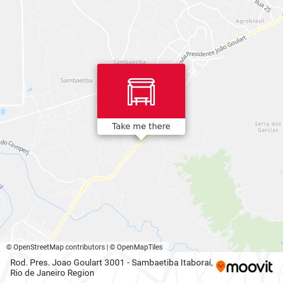 Rod. Pres. Joao Goulart 3001 - Sambaetiba Itaboraí map